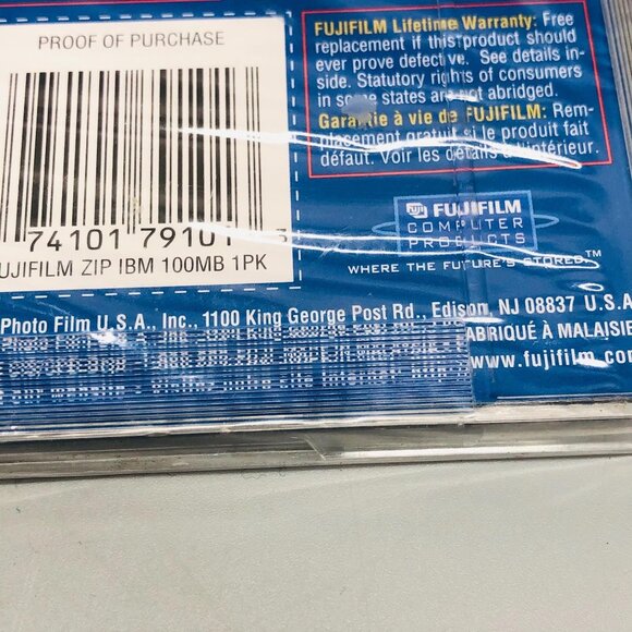 set of 2 Fuji Film zip IBM Formatted 100MB disk ATOMM tech  4"x 4" READ new - Picture 7 of 8